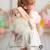 Sac à dos lapin en coton doux White and pink 4 - vertbaudet enfant 
