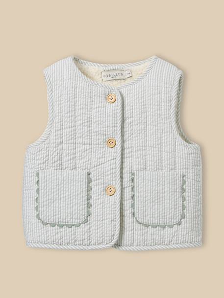 Bébé-Gilet sans manche réversible bébé