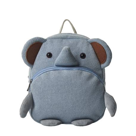 Sac à dos rhinocéros en coton doux Blue 1 - vertbaudet enfant 