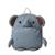 Sac à dos rhinocéros en coton doux Blue 1 - vertbaudet enfant 