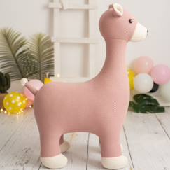 Jouet-Grande peluche siège d’appoint cerf