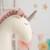 Grande peluche siège d’appoint licorne White and pink 6 - vertbaudet enfant 