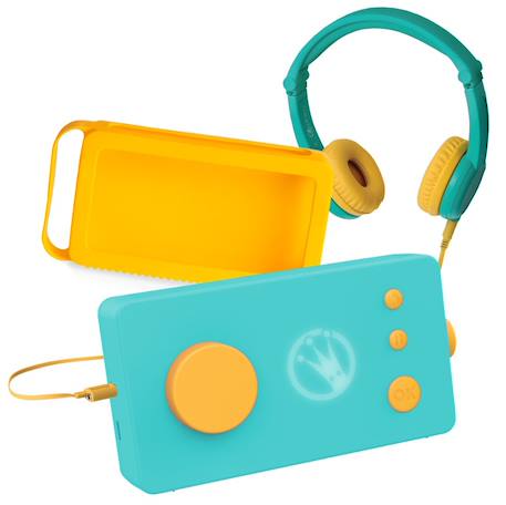 Fabrique à histoires avec casque et coque Bleu+Vert+Vert / Jaune+Violet 12 - vertbaudet enfant 