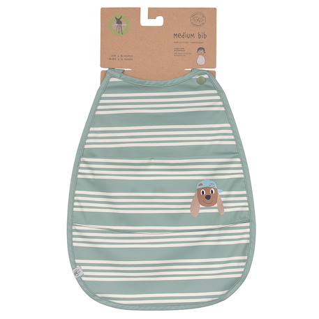 Grand bavoir avec poche tiny team dog Vert 5 - vertbaudet enfant 