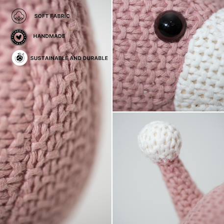 Grande peluche siège d’appoint cerf Pink 3 - vertbaudet enfant 