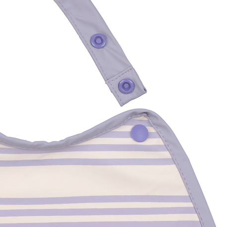 Grand bavoir avec poche tiny team cat Mauve 6 - vertbaudet enfant 