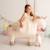 Grande peluche siège d’appoint licorne White and pink 5 - vertbaudet enfant 