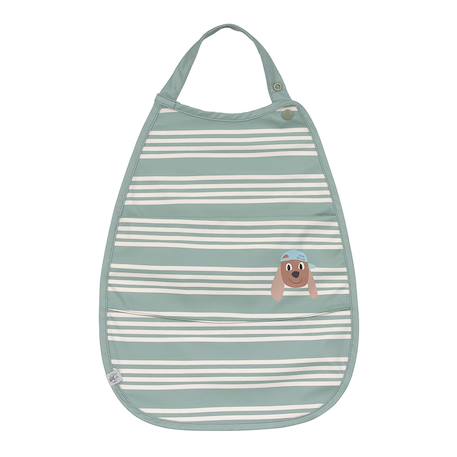 Grand bavoir avec poche tiny team dog Vert 1 - vertbaudet enfant 
