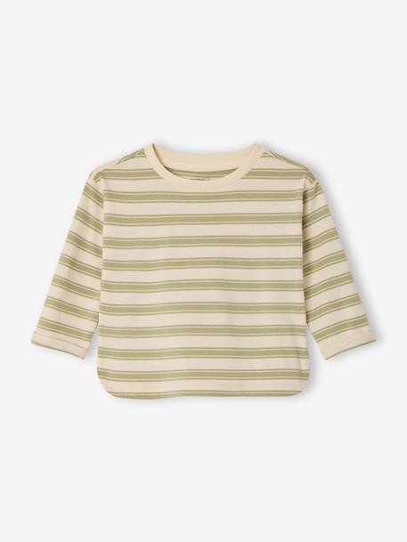 Ensemble salopette bébé garçon vert sauge 3 - vertbaudet enfant 