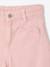 Pantalon large fille poches cœur jaune pâle+rose poudré 8 - vertbaudet enfant 