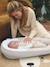 Réducteur de lit évolutif Doomoo Cocoon beige imprimé+gris 11 - vertbaudet enfant 