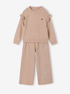 -Ensemble pantalon large fille