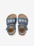 Sandales bébé textile à scratchs bleu jean 4 - vertbaudet enfant 
