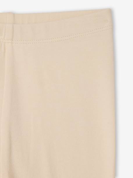Lot de 2 leggings bébé fille BASICS lot marine grisé+noix de pécan+ocre 11 - vertbaudet enfant 
