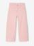 Pantalon large fille poches cœur jaune pâle+rose poudré 6 - vertbaudet enfant 