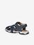 Sandales garçon cuir scratch lot bleu 3 - vertbaudet enfant 
