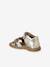 Sandales bébé cuir scratchées or 3 - vertbaudet enfant 