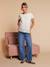 Jean large de grossesse double stone 1 - vertbaudet enfant 