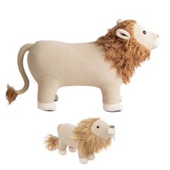 Jouet-Lot 2 peluches lions coton