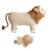 Lot 2 peluches lions coton Light brown 1 - vertbaudet enfant 