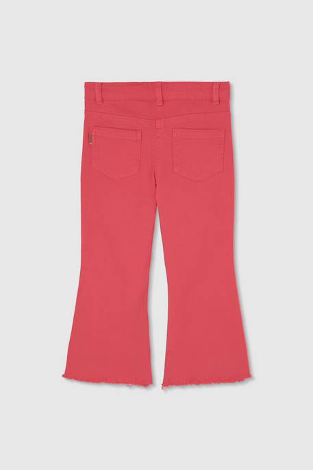 Pantalon fille en coton Rose 2 - vertbaudet enfant 