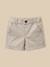Short chino bébé Beige clair+Marron glace 1 - vertbaudet enfant 