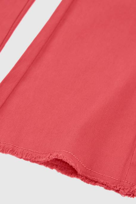 Pantalon fille en coton Rose 4 - vertbaudet enfant 