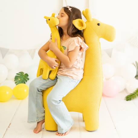 Lot 2 peluches girafes coton Yelow 2 - vertbaudet enfant 