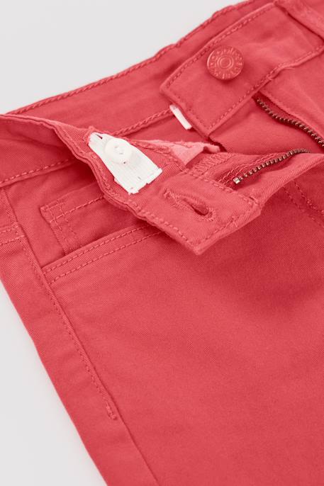Pantalon fille en coton Rose 3 - vertbaudet enfant 