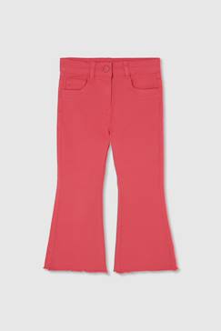 Pantalon fille en coton  - vertbaudet enfant