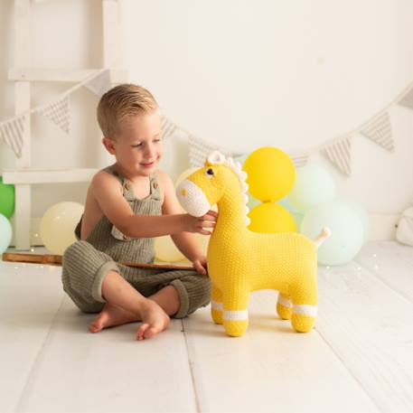 Peluche cheval mini en coton Yelow 2 - vertbaudet enfant 
