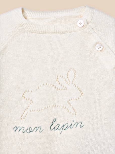 Ensemble en coton biologique et laine bébé Ecru 3 - vertbaudet enfant 