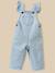 Salopette en denim bébé Denim bleach 1 - vertbaudet enfant 