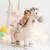 Lot 2 peluches juments coton White and grey 2 - vertbaudet enfant 