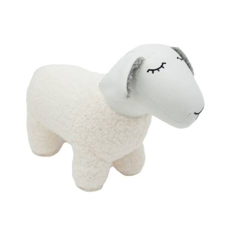 Peluche mouton mini en coton White 1 - vertbaudet enfant 