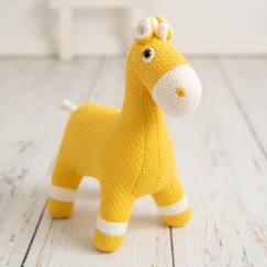 Peluche cheval mini en coton  - vertbaudet enfant