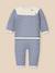 Ensemble en tricot bébé - coton biologique Rayure bleue 1 - vertbaudet enfant 