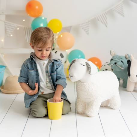 Peluche mouton mini en coton White 2 - vertbaudet enfant 