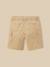 Bermuda battle garçon Beige+Bleu fonce uni 2 - vertbaudet enfant 
