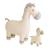 Lot 2 peluches juments coton White and grey 1 - vertbaudet enfant 