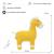 Peluche cheval mini en coton Yelow 6 - vertbaudet enfant 