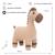 Peluche cheval mini en coton Dark and light brown 5 - vertbaudet enfant 