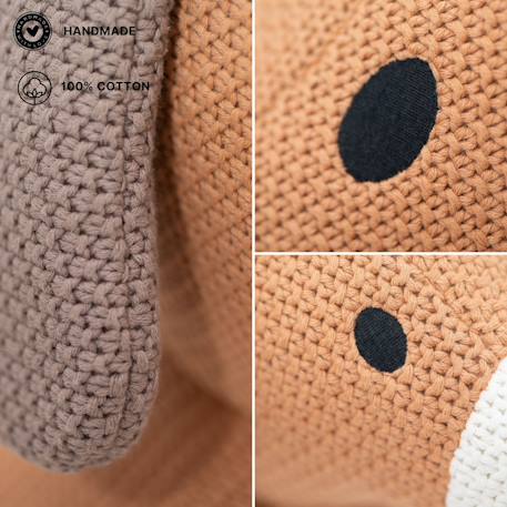Peluche chien mini en coton Brown 3 - vertbaudet enfant 