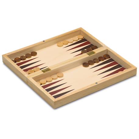 Échecs, dames et backgammon Beige 3 - vertbaudet enfant 