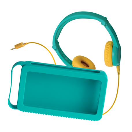 Accessoires lunii – casque  et coque Jaune - Vert+Vert 6 - vertbaudet enfant 