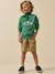 Bermuda battle garçon Beige+Bleu fonce uni 5 - vertbaudet enfant 