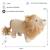 Lot 2 peluches lions coton Light brown 6 - vertbaudet enfant 