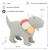Peluche tricératops mini en coton Grey 5 - vertbaudet enfant 