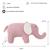 Lot 2 peluches éléphants coton Pink 6 - vertbaudet enfant 