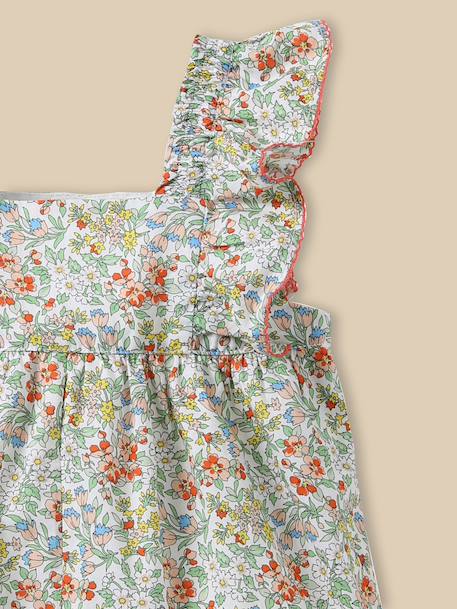 Combi-bloomer en tissu liberty bébé Liberty amelie+Liberty nazanin 7 - vertbaudet enfant 